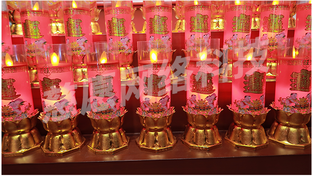 慈愿智能電子蠟燭臺：針對明火蠟燭危害，提供科學(xué)生態(tài)的智慧寺院解決方案