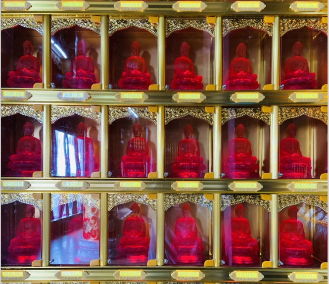 醴陵青云禪寺萬佛墻施工記：師父好評，是我們前行的動力，功德無量！